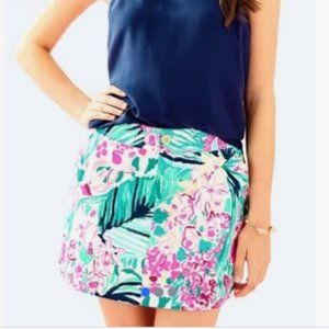 Lilly Pulitzer Nikki Skort in Multi Via Flora - size 10